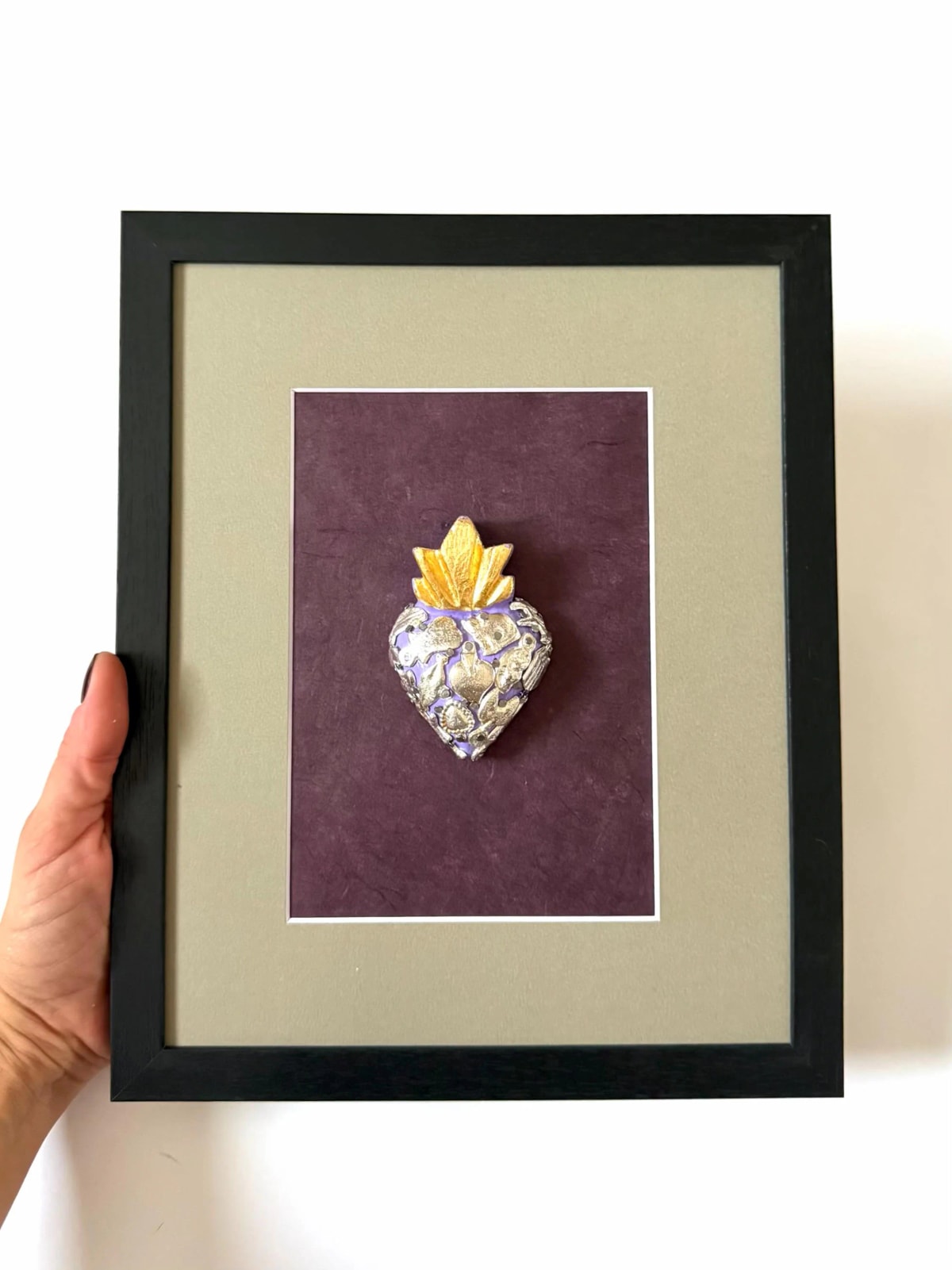 Framed Milagritos Black 9"x 11"