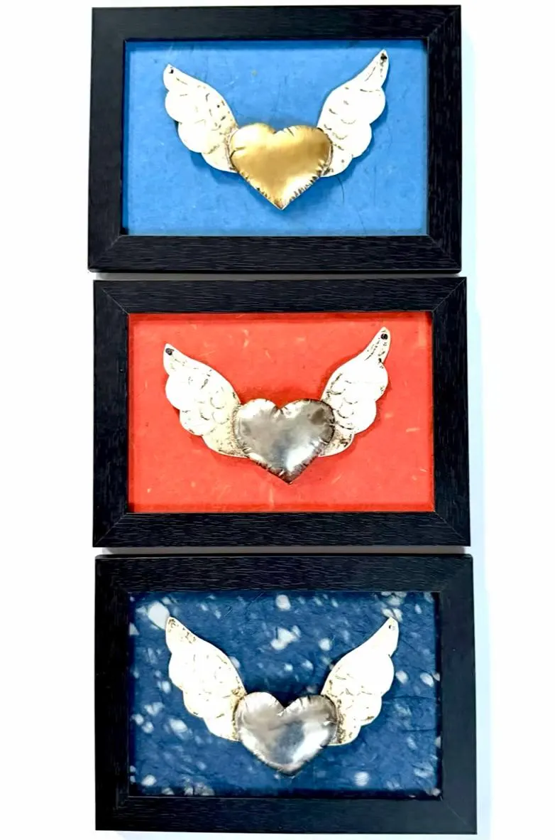 Framed Gold San 7"x 5"